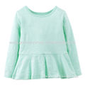 Girls' long-sleeved shirt, soft and warmth, comfortable, OEM orders welcomed